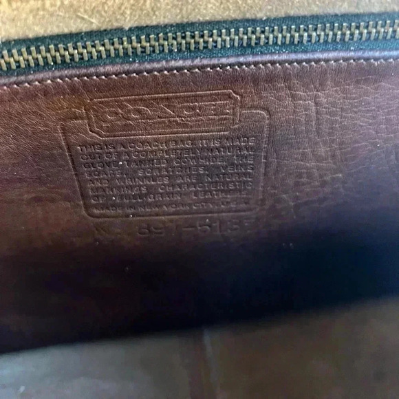 Vintage 1970s NYC Coach Convertible Clutch 397-5137 - British Tan Leather - Picture 15 of 17